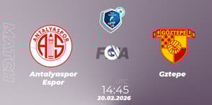 Antalyaspor Espor VS Göztepe