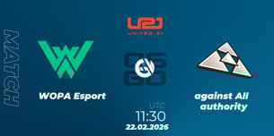 WOPA Esport VS against All authority