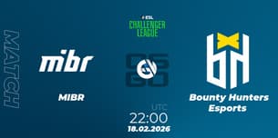 MIBR VS Bounty Hunters Esports