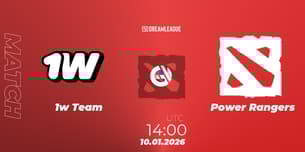 1w Team VS Power Rangers