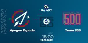 Apogee Esports VS Team 500