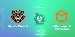 Senshi Esports VS mCon esports Rotterdam