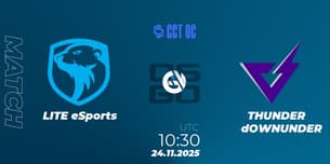 LITE eSports VS THUNDER dOWNUNDER