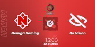 Nemiga Gaming VS No Vision Nemiga Gaming VS No Vision