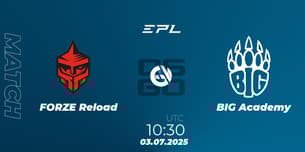 FORZE Reload VS BIG Academy