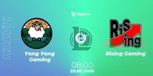 Yang Yang Gaming VS Rising Gaming