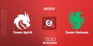 Team Spirit VS Team Falcons