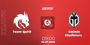 Team Spirit VS Gaimin Gladiators