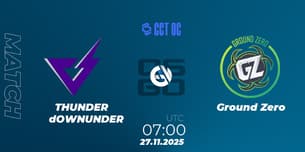 THUNDER dOWNUNDER VS Ground Zero