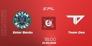 Estar Backs VS Team Den