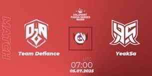 Team Defiance VS YeakSa