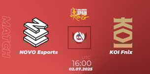 NOVO Esports VS KOI Fénix