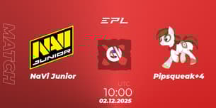 NaVi Junior VS Pipsqueak+4