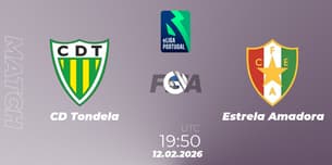 CD Tondela VS Estrela Amadora