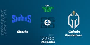 Sharks VS Gaimin Gladiators Sharks VS Gaimin Gladiators