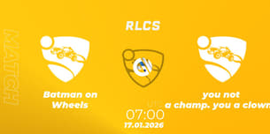 Batman on Wheels VS you not a champ. you a clown.