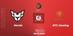 Heroic VS BTC Gaming