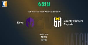 Keyd VS Bounty Hunters Esports