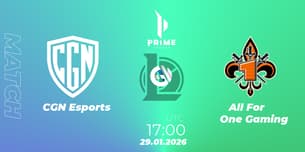 CGN Esports VS All For One Gaming