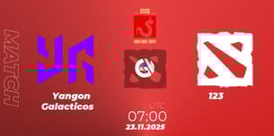 Yangon Galacticos VS ЯЧЁ123 Yangon Galacticos VS ЯЧЁ123