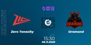 Zero Tenacity VS Oramond