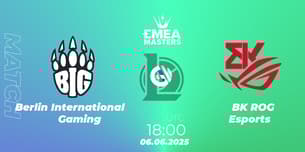 Berlin International Gaming VS BK ROG Esports Berlin International Gaming VS BK ROG Esports