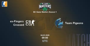 ex-Fingers Crossed VS Team Pigeons ex-Fingers Crossed VS Team Pigeons