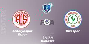 Antalyaspor Espor VS Rizespor