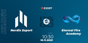 Nordix Esport VS Eternal Fire Academy