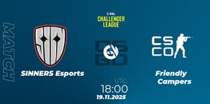 SINNERS Esports VS Friendly Campers