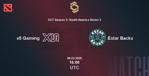 x5 Gaming VS Estar Backs
