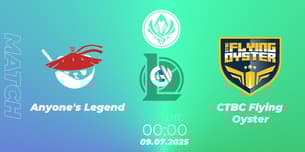 Anyone's Legend VS CTBC Flying Oyster