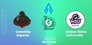 Calamity Esports VS Weber State University