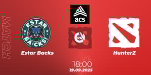 Estar Backs VS HunterZ