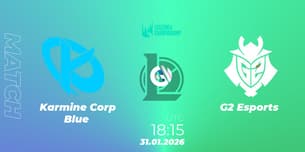 Karmine Corp Blue VS G2 Esports Karmine Corp Blue VS G2 Esports