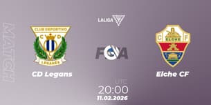 CD Leganés VS Elche CF