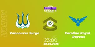 Vancouver Surge VS Carolina Royal Ravens