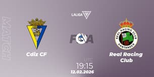 Cádiz CF VS Real Racing Club
