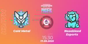 Cold Metal VS Nosebleed Esports