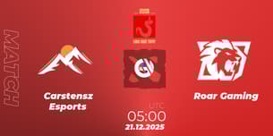 Carstensz Esports VS Roar Gaming