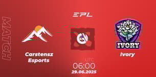 Carstensz Esports VS Ivory Carstensz Esports VS Ivory
