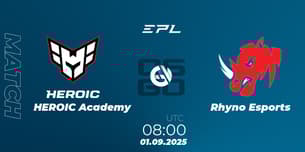HEROIC Academy VS Rhyno Esports