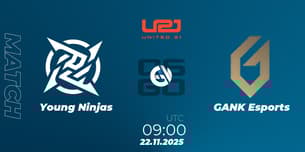 Young Ninjas VS GANK Esports