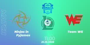 Ninjas in Pyjamas VS Team WE