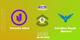 Toronto Ultra VS Carolina Royal Ravens Toronto Ultra VS Carolina Royal Ravens