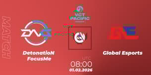 DetonatioN FocusMe VS Global Esports