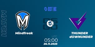 Mindfreak VS THUNDER dOWNUNDER Mindfreak VS THUNDER dOWNUNDER