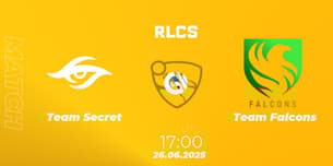 Team Secret VS Team Falcons Team Secret VS Team Falcons