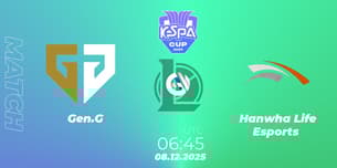 Gen.G VS Hanwha Life Esports