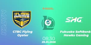 CTBC Flying Oyster VS Fukuoka SoftBank Hawks Gaming